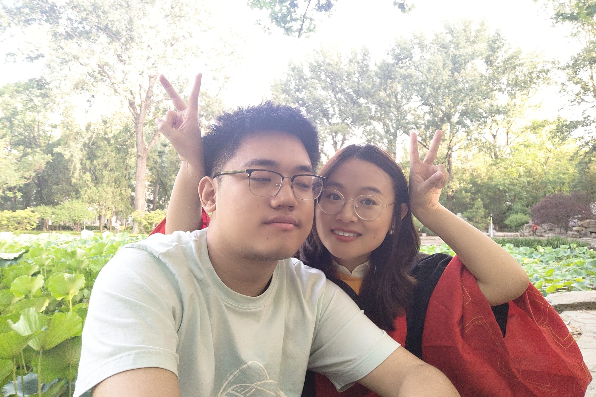 毕业照with男朋友